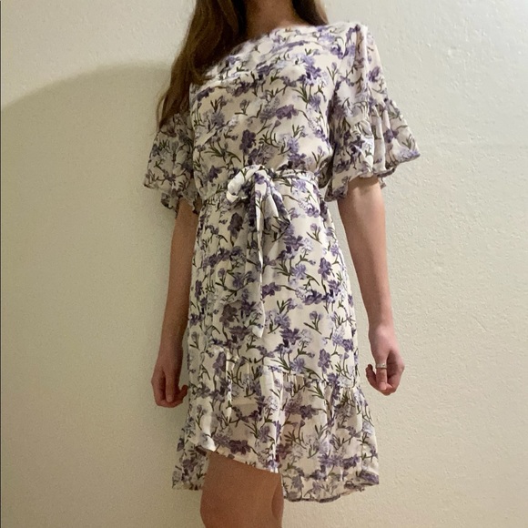 Floral Purple Dress - Picture 1 of 2